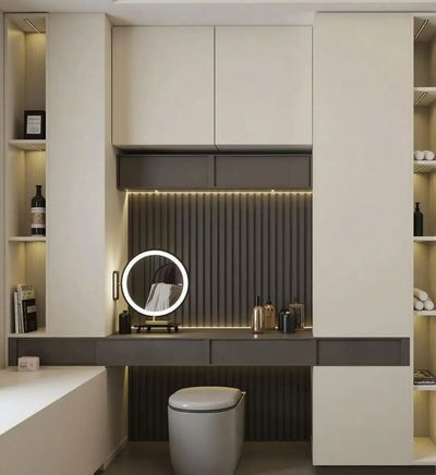 Modern Dressing Table and Bedside Storage Set - View 5