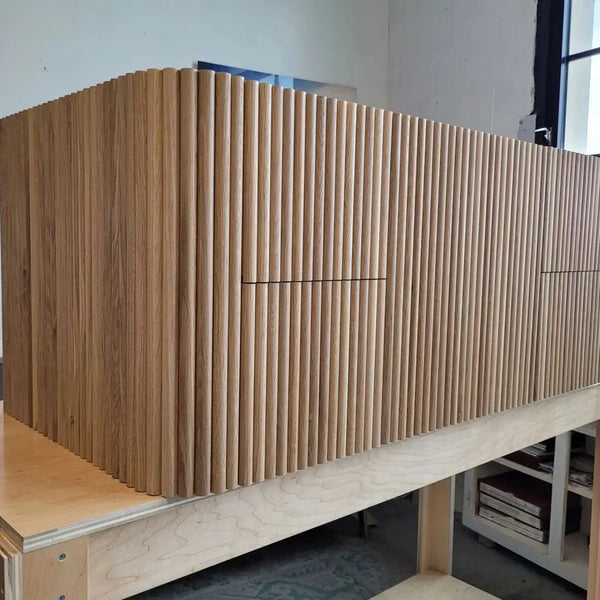 Modern Wall-Mounted Solid Wood Bathroom Vanity - View 6