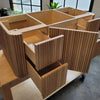 Modern Wall-Mounted Solid Wood Bathroom Vanity - View 5