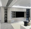 Extendable Gray TV Stand with LED Display - View 3
