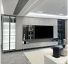 Extendable Gray TV Stand with LED Display - View 2