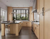 RTA White Oak Slim Shaker Kitchen Cabinets - View 2