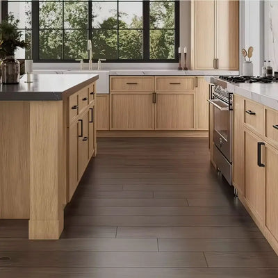 RTA White Oak Slim Shaker Kitchen Cabinets