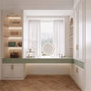 Modern Modular Kitchen Cabinet System with Island Storage - View 4