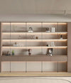 Space-Saving Solid Wood Bookcase Cabinet - View 4