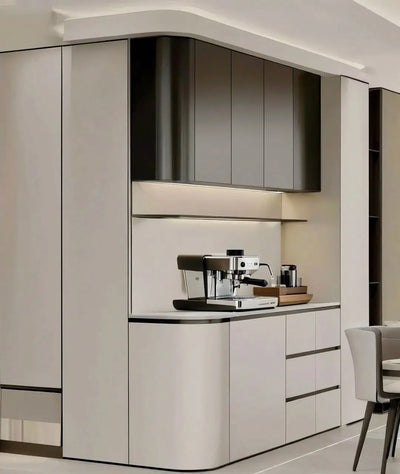 Arched Wood Sideboard and Hallway Cabinet - View 4