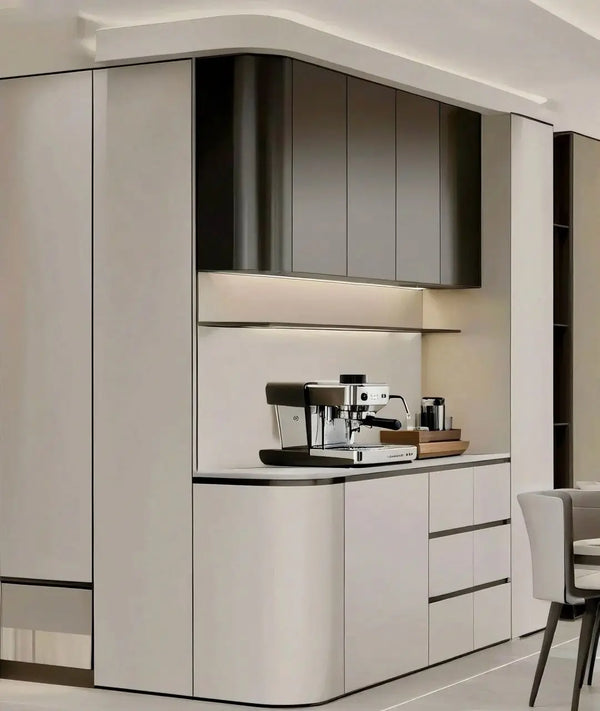 Arched Wood Sideboard and Hallway Cabinet - View 4