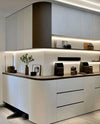 Arched Wood Sideboard and Hallway Cabinet - View 5