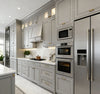 Muted Gray Solid Wood Kitchen Cabinet Set - View 6