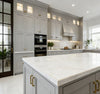 Muted Gray Solid Wood Kitchen Cabinet Set - View 5