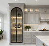 Muted Gray Solid Wood Kitchen Cabinet Set - View 3