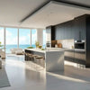 Fire-Resistant White Lacquer Modular Kitchen Cabinets - View 3