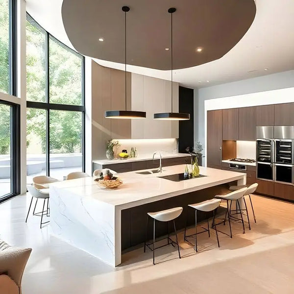 Fire-Resistant White Lacquer Modular Kitchen Cabinets - View 6