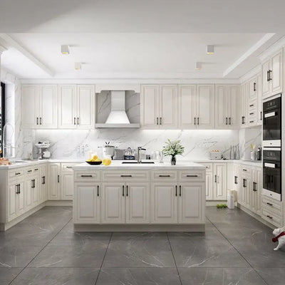 Ready-to-Assemble White Shaker Kitchen Cabinet Set - View 5