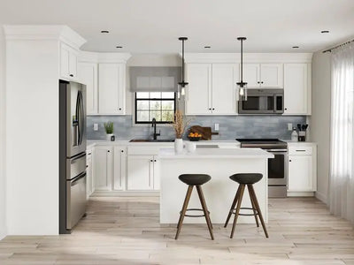 Ready-to-Assemble White Shaker Kitchen Cabinet Set - View 3