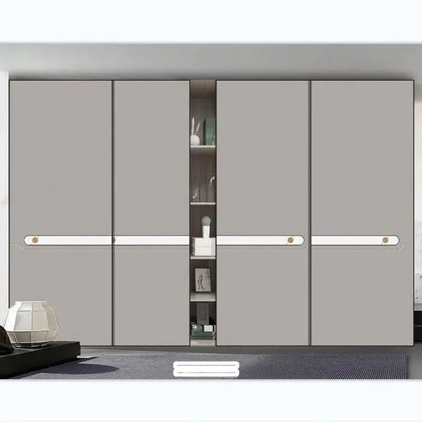Large-Capacity Freestanding Solid Wood Wardrobe - View 2