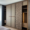 Large-Capacity Freestanding Solid Wood Wardrobe