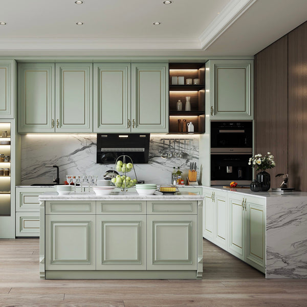 Zensinc French Pine Victorian Kitchen Cabinet Set